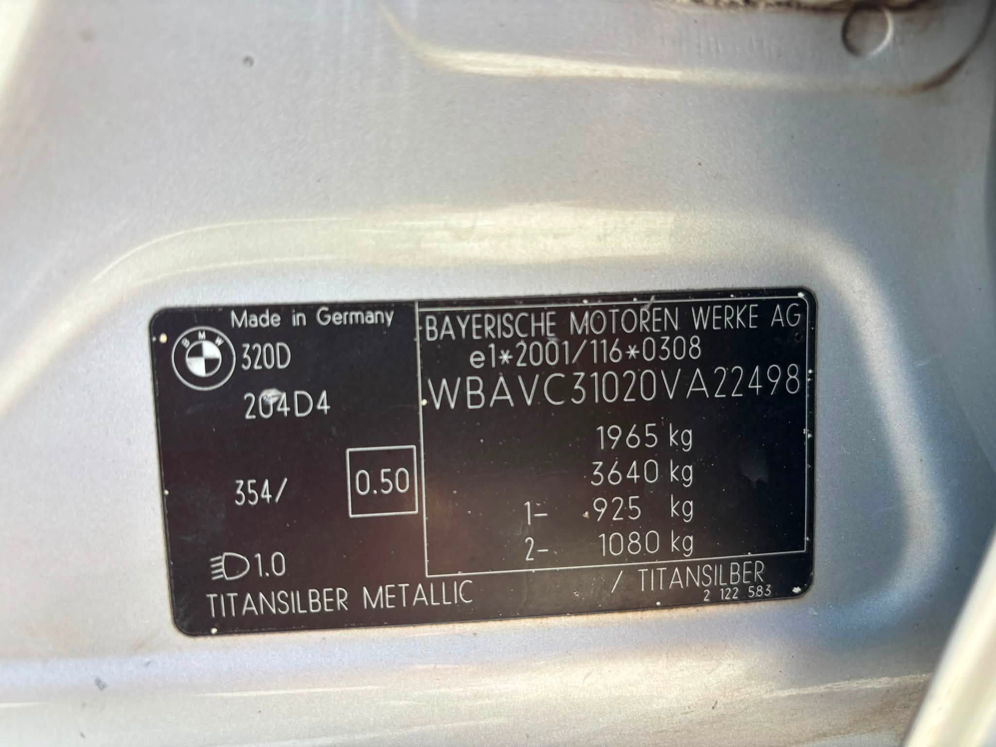 
								BMW 320D full									